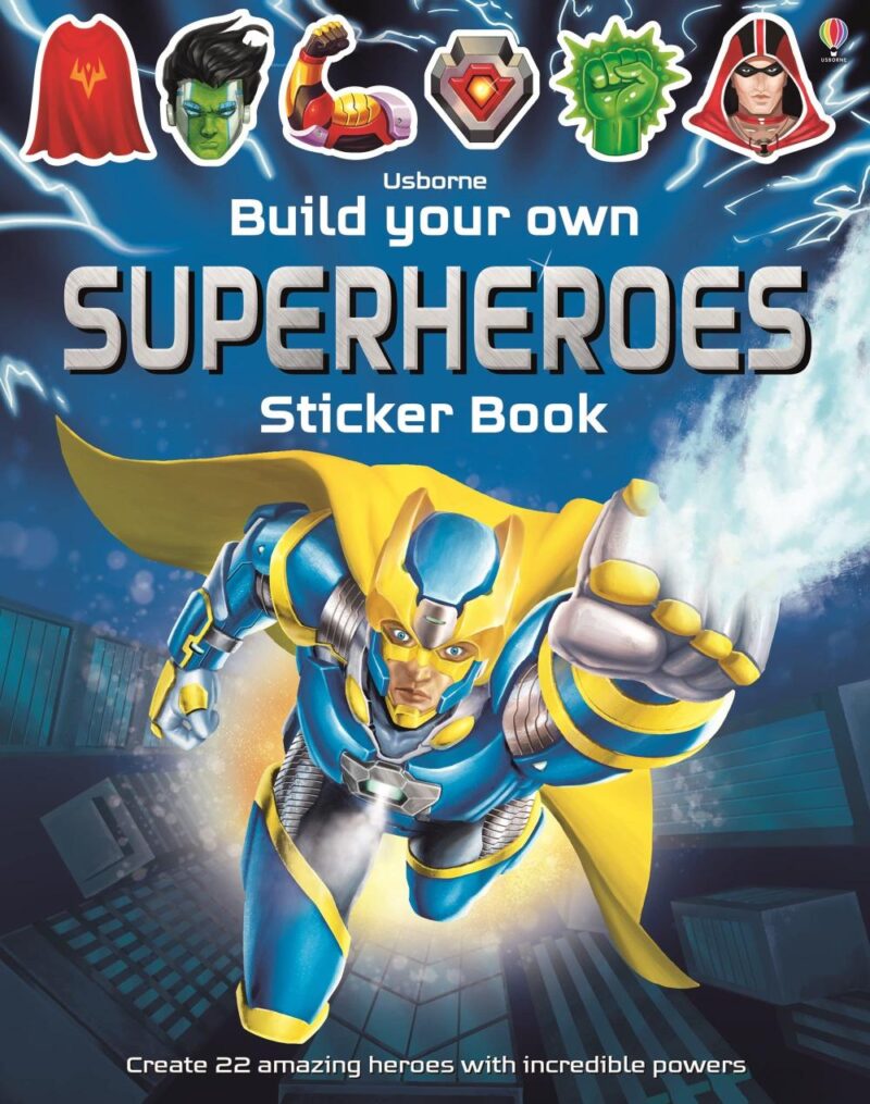Build Your Own Superheroes Sticker Book (Build Your Own Sticker Book)