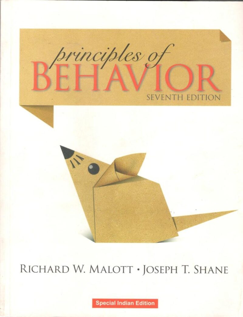 PRINCIPLES OF BEHAVIOR