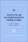 Nonlinear Superposition Operators (Cambridge Tracts in Mathematics