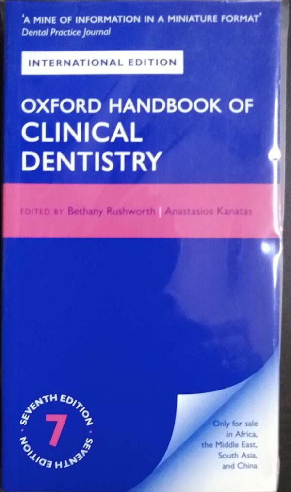 OXFORD HANDBOOK OF CLINICAL DENTISTRY 7E XE