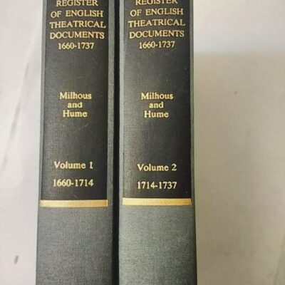 A Register of English Theatrical Documents