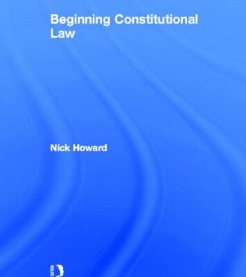 Beginning Constitutional Law (Beginning the Law)
