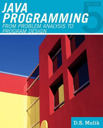 Java' Programming : From Problem Analysis to Program Design (Introduction to Programming)