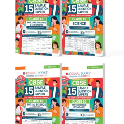 Oswaal CBSE 15 Sample Question Papers Class 10 English