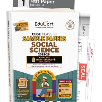 Educart CBSE Sample Paper Class 10 2025-26 Social Science (Introducing exclusive step-by-step new practice concept on 2026 pattern)