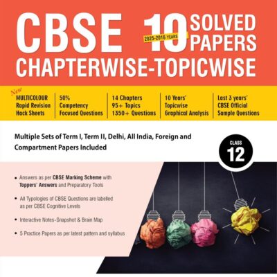 MTG CBSE 10 Years (2025-2016) Chapterwise Topicwise Solved Papers Class 12 Physics - CBSE Champion For 2026 Exam | Free Video Solution of PYQs | CBSE Sample Papers (As Per Latest Pattern)