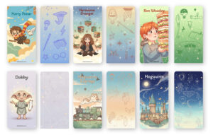 Wizard World Magnetic Bookmark Set