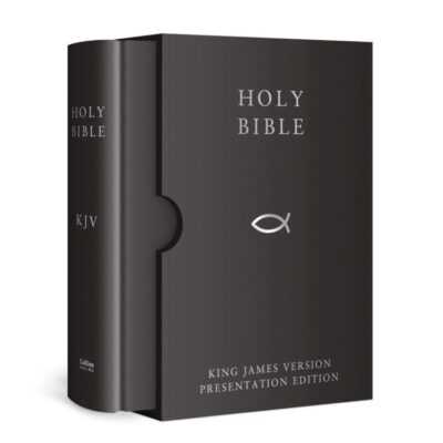 HOLY BIBLE: King James Version (KJV) Black Presentation Edition