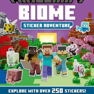 Minecraft Biome Adventure Sticker Book: Explore the world of Minecraft in a brand-new official sticker activity book for kids who love gaming activities!