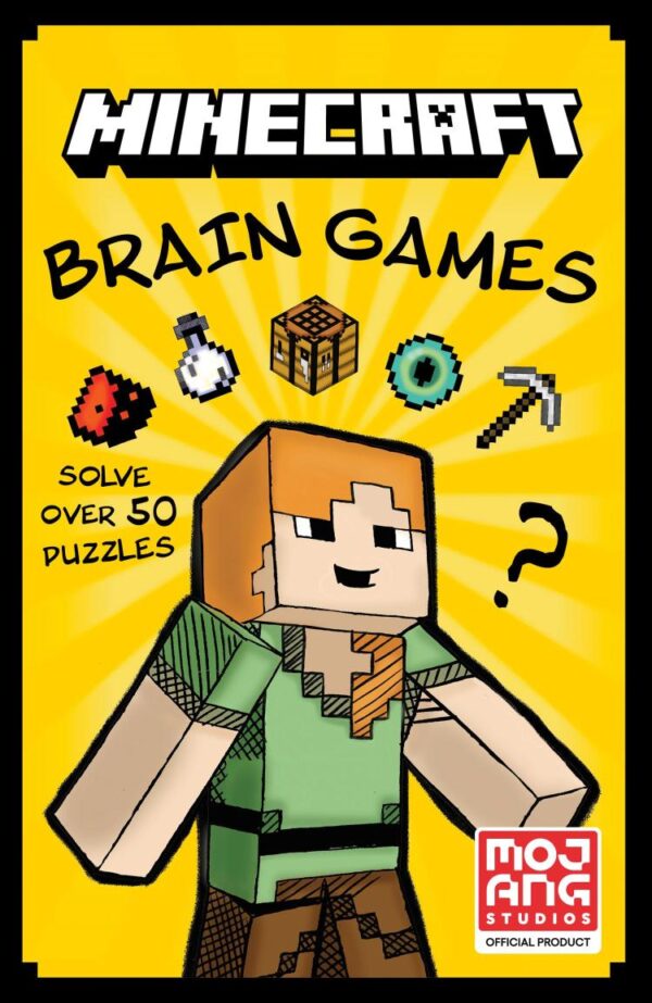 Minecraft Brain Games: An official illustrated Minecraft children’s puzzle book – perfect for kids into video games aged 7, 8, 9, 10 and 11 – new for 2025!