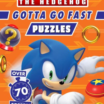 Sonic the Hedgehog Gotta Go Fast Puzzle Book: Packed with over 70 speedy puzzles, the perfect Christmas stocking filler for Sonic fans aged 5, 6, 7, 8, 9, 10