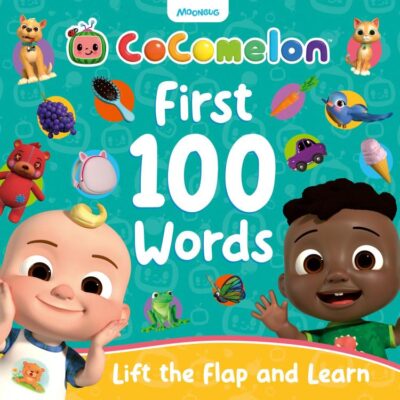 Cocomelon First 100 Words Lift-The-Flap Book: A fun early learning board book with lots of flaps to lift! Perfect gift for children aged 1, 2, 3 years