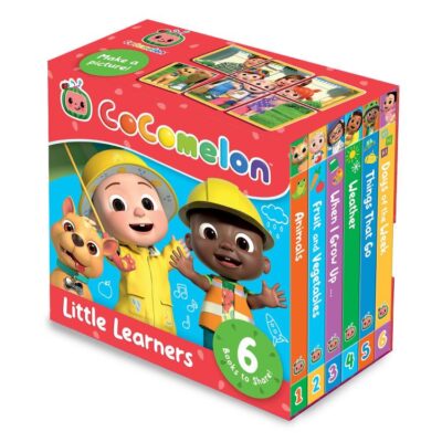 Official Cocomelon Little Learners Pocket Library: 6 new mini board books about first experiences, featuring JJ and his friends – a perfect Christmas stocking filler for toddlers and young children!