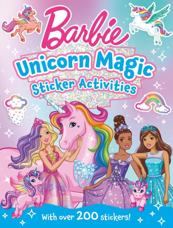 Barbie Unicorn Magic Sticker Activity Book: Magical sticker activities, puzzles and scenes – the perfect gift for Barbie fans!