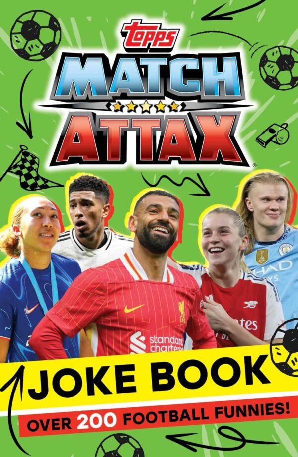 Match Attax Joke Book: The official illustrated joke book from the world’s favourite sports trading card game – the perfect Christmas stocking filler for footy-loving kids!