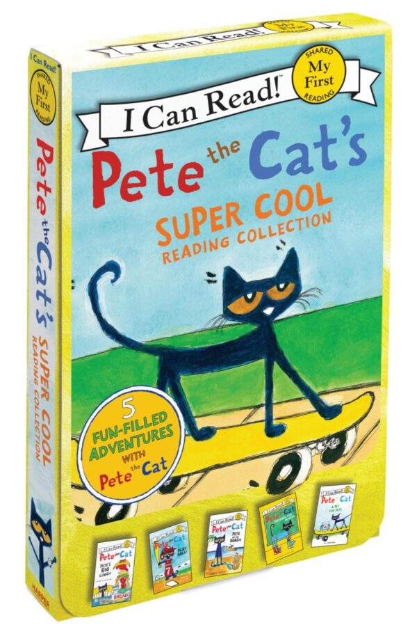 Pete The Cat'S Super Cool Reading Collection: A Box of 5 I Can Read Favorites for Beginner Readers: 239 (My First I Can Read)