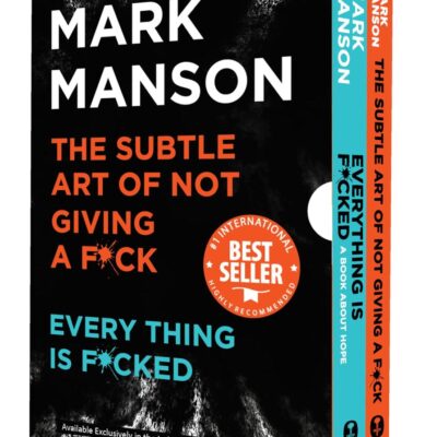 MARK MANSON BOXSET Hardcover edition ( The Subtle Art of Not Giving a F*ck , Everything is F*cked)