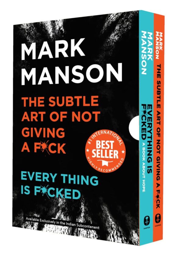 MARK MANSON BOXSET Hardcover edition ( The Subtle Art of Not Giving a F*ck , Everything is F*cked)