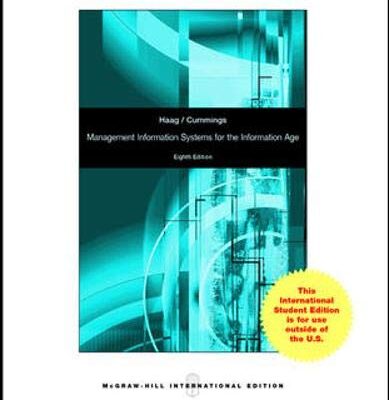 MANAGEMENT INFORMATION SYSTEMS FOR THE INFORMATION AGE