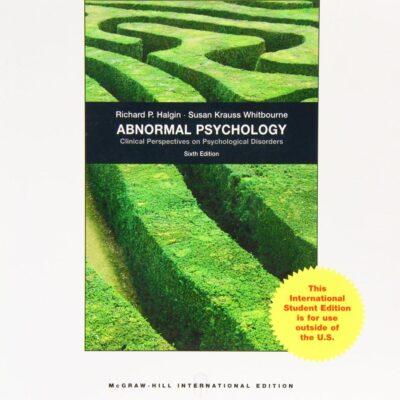 Abnormal Psychology 6Ed (Ie) (Pb 2009)