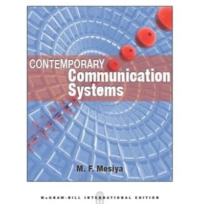 Contemporary Communication Systems (Ie) (Pb 2013)