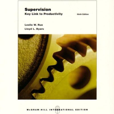 Supervision: Key Link to Productivity