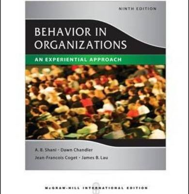 Behavior in Organizations