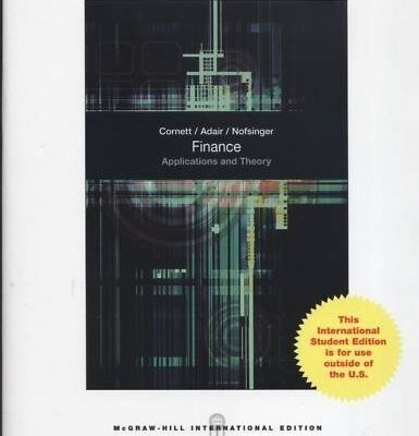 Finance: Applications and Theory