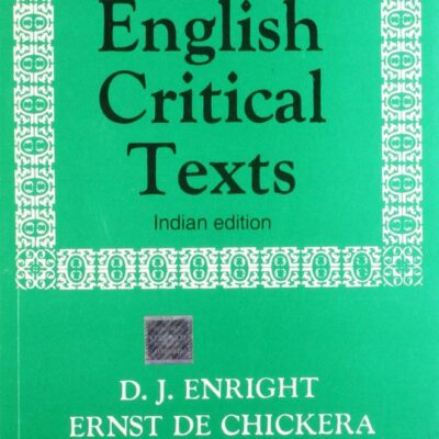 ENGLISH CRITICAL TEXTS
