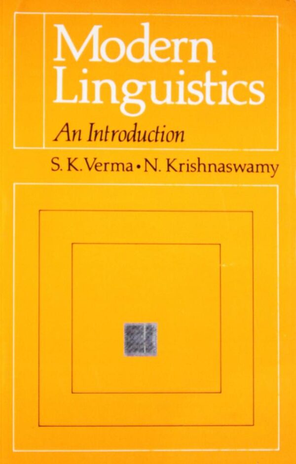 MODERN LINGUISTICS - INTRO PB: An Introduction