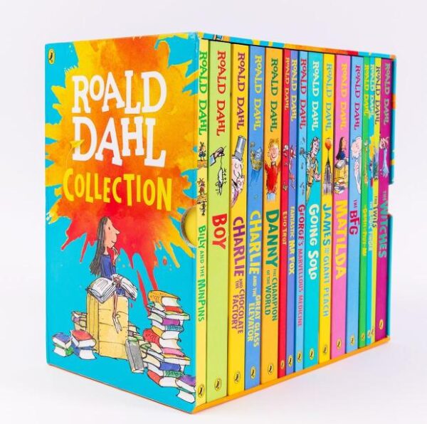 Roald Dahl Complete Collection (16 Book Boxset): Children’s Books Gift Set Featuring Matilda, Charlie and the Chocolate Factory, The BFG, The Witches & More