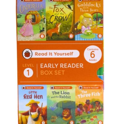 Read It Yourself with Ladybird: Early Readers Level 1: 6 Books Collection Box Set (Cinderella, The Three Fish, Little Red Hen, Goldilocks and the Three Bears, and The Lion and the Rabbit)