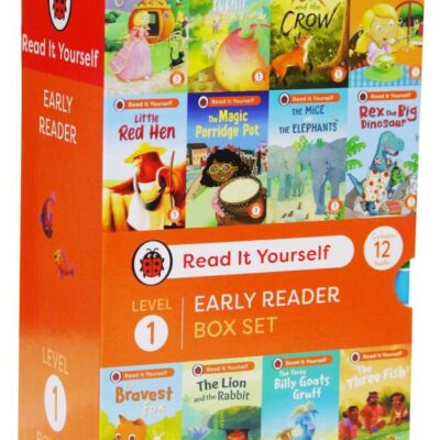 Read It Yourself with Ladybird: Early Readers Level 1: 12 Books Collection Box Set (Cinderella, The Three Billy Goats Gruff, Little Red Hen, The Enormous Turnip, The Fox and the Crow and More)