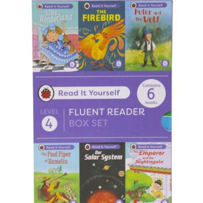 Read It Yourself with Ladybird: Fluent Readers Level 4: 6 Books Collection Box Set (Alice in Wonderland, The Pied Piper of Hamelin, Peter and the Wolf, The Firebird, and Our Solar System)