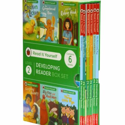 Read It Yourself with Ladybird: Developing Readers Level 2: 6 Books Collection Box Set (The Three Little Pigs, The Gingerbread Man, Little Red Riding Hood, Sleeping Beauty and Chicken Licken)