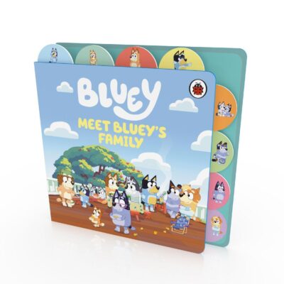 Bluey: Meet Bluey's Family: Tabbed Board Book