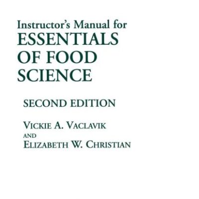 Essentials of Food Science (Food Science Text)