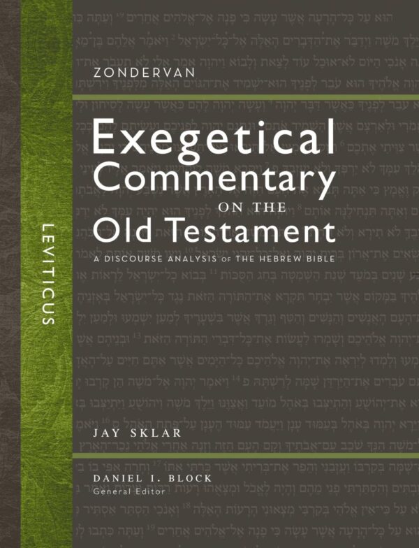 Leviticus Zondervan Exegetical Commentary on the Old Testament by Roy Gane - 835 pages, English Bible study resource