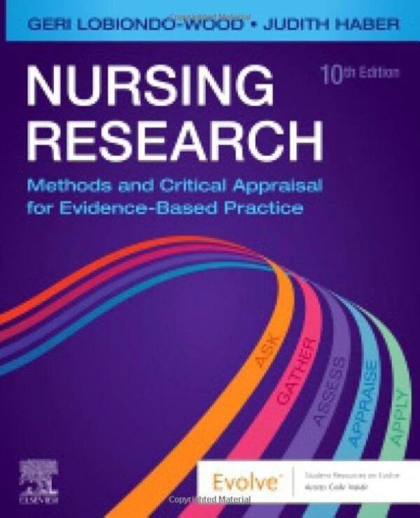 Nursing Research Methods and Critical Appraisal for Evidence-Based Practice 10th Edition textbook cover