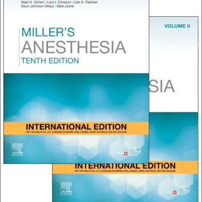 Miller's Anesthesia International Edition, 2 Volume Set: 10ed