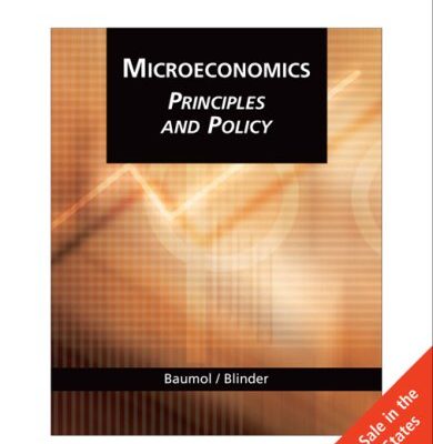 Microeconomics: Principles and Policy