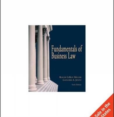 Fundamentals of Business Law with Online Research Guide, International Edition