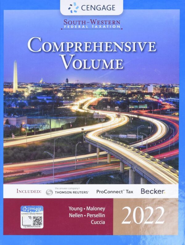 South-Western Federal Taxation 2022: Comprehensive (with Intuit ProConnect Tax Online & RIA Checkpoint®, 1 term Printed Access Card)
