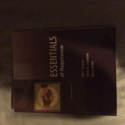 Essentials of Negotiation