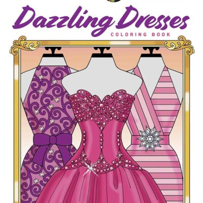 Creative Haven Dazzling Dresses Coloring Book
