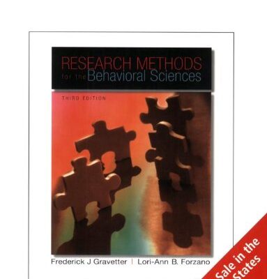 Research Methods for the Behavioral Sciences