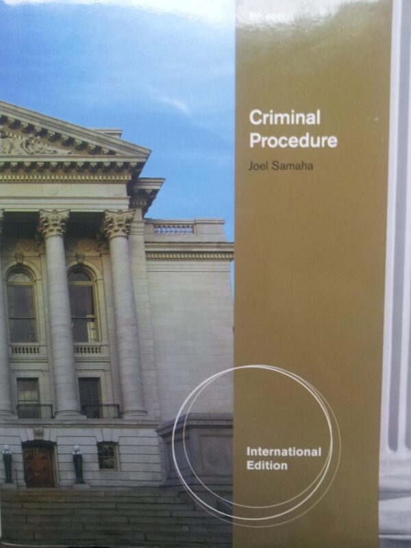 CRIMINAL PROCEDURE 8TH EDITION