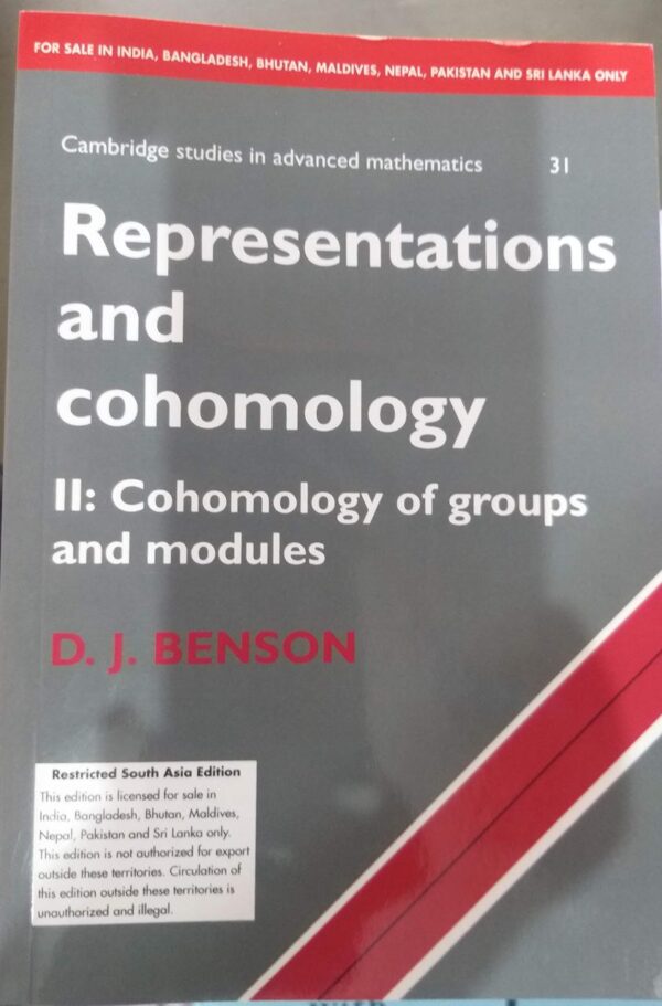 REPRESENTATIONS AND COHOMOLOGY