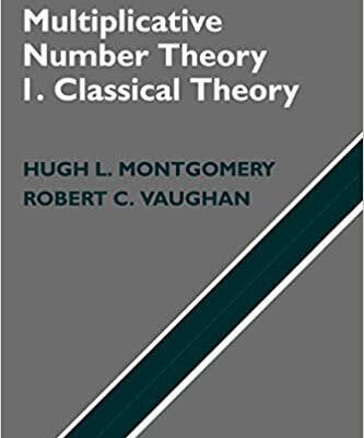 Multiplicative Number Theory 1 Classical Theory