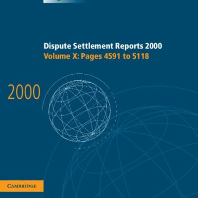 Dispute Settlement Reports 2000: 10 (World Trade Organization Dispute Settlement Reports)